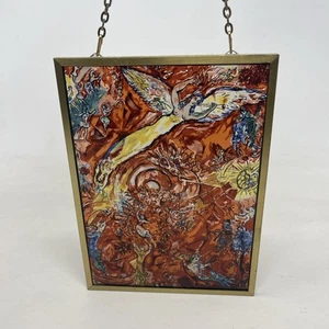 "Vitral colgante vintage MOG 5,5"" X 7,5""" - Imagen 1 de 7
