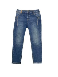 JEANS GLAMOUR TG 44 / STRETCH / BLU # CACCIA AI GIOIELLI - Foto 1 di 3