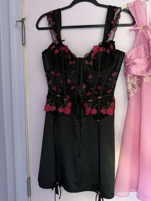 NWOT For Love & Lemons Dress W/ Garter Hooks M - Image 1 of 4
