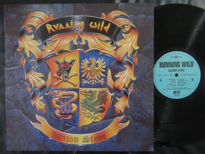 RUNNING WILD Blazon Stone / DSB Matrix LP Germany 1991 NOISE N 0171-1 - Bild 1 von 4