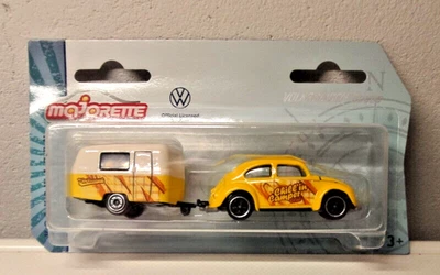 Majorette - Volkswagen Beetle mit ERIBA Puck Wohnwagen - 212055007 - NEU - OVP - Bild 1 von 4