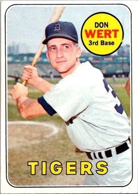 1969 Topps #443 Don Wert - Image 1 of 2