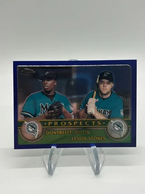 2003 Topps Chrome - Dontrelle Willis, Jason Stokes #433 - Florida Marlins - Image 1 of 2