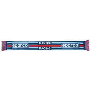 Sparco Martini Racing Scarf 150x20cm Jacquard Rally Fan Motorsport Merchandise - Picture 1 of 19