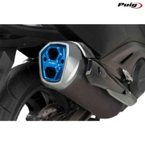 PUIG 9542A BLUE EXHAUST TERMINAL FOR KYMCO 550 AK 2019-2022 - Picture 1 of 3