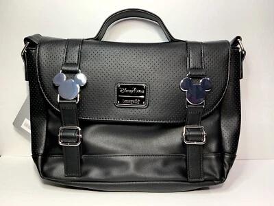Bolso Bandolera Comerciante Prendedor Mensajero Mickey Mouse Loungefly Parques Disney Foto 1 de 4