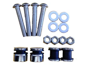 Kit de herrajes de acoplamiento para Harley Softail 2000-up desmontable Sissy Bar Solo Rack - Imagen 1 de 1
