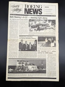 Boeing News Dec 23 1987 Vol 41 No 13 Philadelphia Ed 107-11  V-22 Osprey Test - Picture 1 of 10