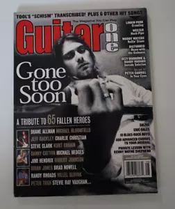 Guitar One Magazine August 2001 Kurt Cobain Tool Kenny Wayne Shepard Randy Rhoad - Imagen 1 de 5