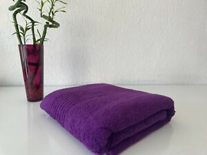 100% Cotton Extra Large Oversized Bath Towel Bath Sheet 40x82" Purple
