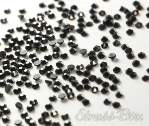 Hotfix HEMATITE Schwarz metallic SS10 Stückzahl wählbar Glitzer Aufbügeln - Bild 1 von 18