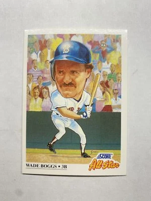 1991 Score #393 Wade Boggs Near mint or better - Image 1 of 2