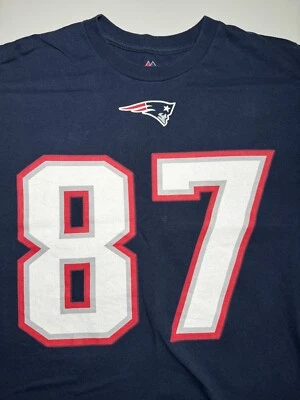 Camiseta Majestic New England Patriots Rob Gronkowski para hombre M Foto 1 de 4
