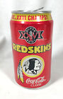 1992 Super Bowl 26 XXVI Coke Can Washington Redskins Coca-Cola Classic Empty