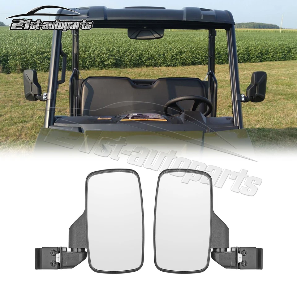 Espejos retrovisores laterales plegables para Polaris Ranger XP 1000 900 570 2013-2025 Foto 1 de 4