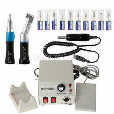 Zahnarzt Marathon MICROMOTOR Polish+3.5K RPM HANDSTÜCK Contra Straight+10 Bohrer