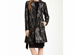 NUEVO Abrigo Mezcla de Lana Diane von Furstenberg Thea Talla 10 Original $798 - Imagen 1 de 5