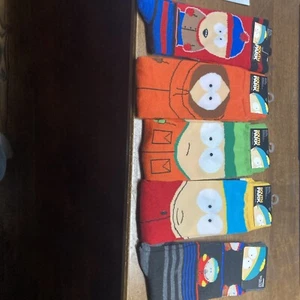 South Park Crew Socks 5 Pairs Men Sizes 6-12 Stan, Cartman, Kyle,Kenny Brand New - Picture 1 of 20