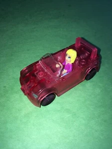 2007 Polly Pocket Wheels Mini Pink Car w/ 1” Polly Driving - Picture 1 of 4