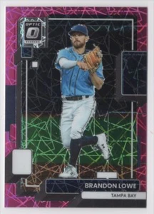 2022 DONRUSS OPTIC PINK Brandon Lowe /249 Tampa Bay Rays - Picture 1 of 2
