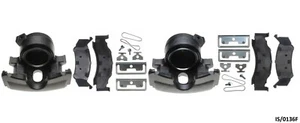 2x Front Caliper & Brake Pads for CHRYSLER IMPERIAL TOWN COUNTRY 74-1978 IS/136F - Picture 1 of 8