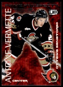 2003-04 Pacific Heads Up Prime Prospects Antoine Vermette Ottawa Senators #15