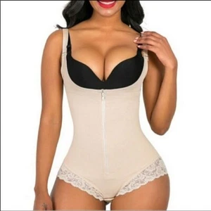 ShaperX FiTness NWT Nude Under Bust Tummy Control One Piece Shapewear Bodysuit - Picture 1 of 7