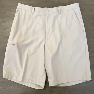 Grand Slam Mens Khaki Tan 360 Stretch Performance Golf Shorts Size 36 - Image 1 of 4