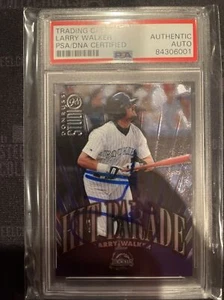 Larry Walker Autographed Authenticated Card - Picture 1 of 3