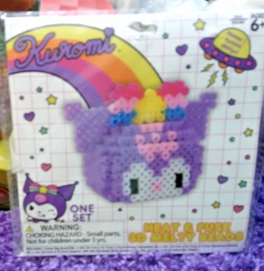 Sanrio~Hello Kitty~KUROMI~Heat & Fuse 3D Melty Beads~BRAND NEW ONE COMPLETE SET - Picture 1 of 2