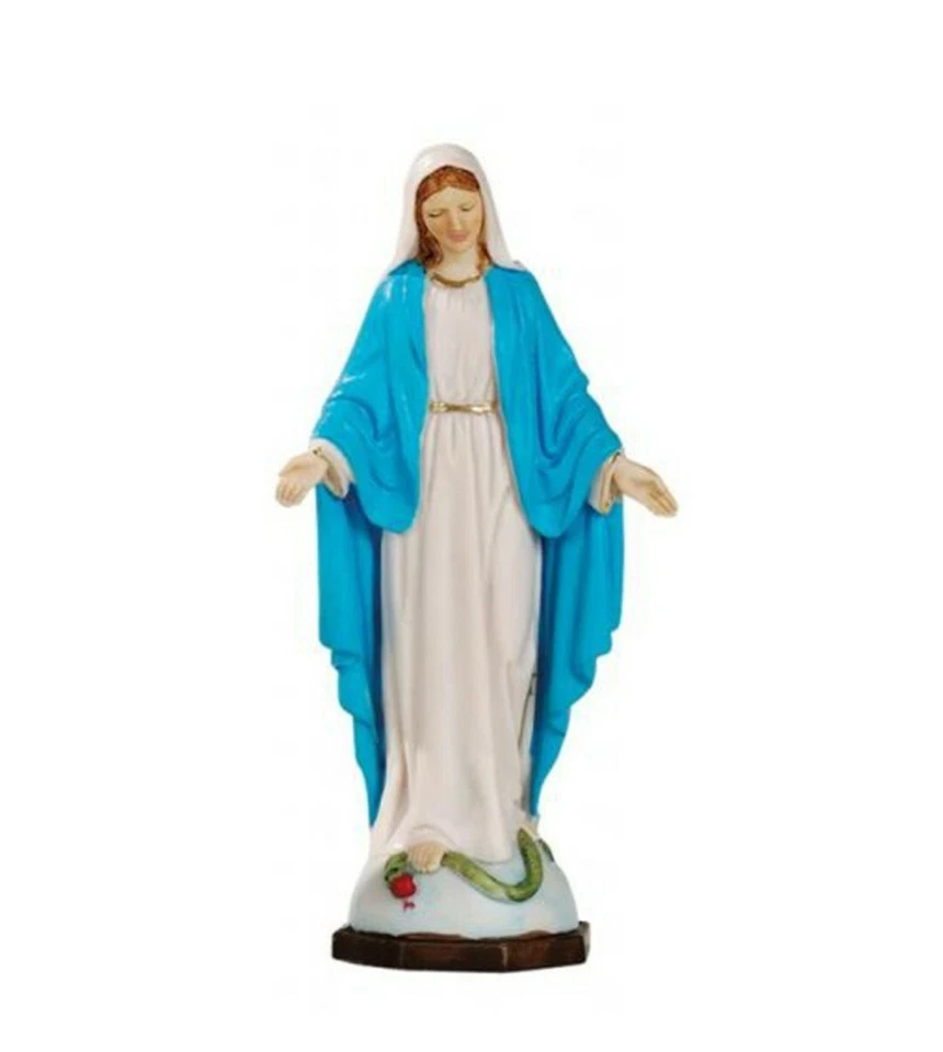 STATUA MADONNA MIRACOLOSA CM 15 IN PVC INFRANGIBILE  - Immagine 1 di 1
