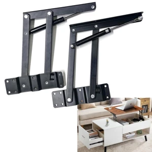 2stk Klappbar Lift Up Couchtisch Heben Rahmen Möbel Frühling Scharnier Hinge - Bild 1 von 7