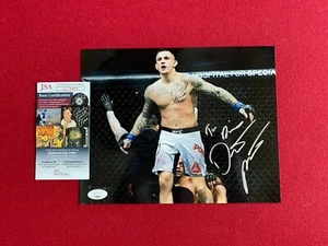 Dustin Poirier, "Autographed" (JSA) 8x10 Photo (Scarce / Vintage) - Picture 1 of 1
