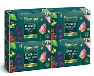 4 X Himalaya Herbals AYURVEDA clear skin soap 75 gms with KANAKA Oil FREE SHIP - Picture 1 of 6