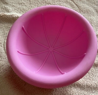QVC Silikonform Rosa zum Backen Durchmesser 14 cm Höhe 9 cm - Bild 1 von 4