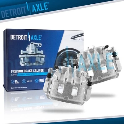 Pair Front Brake Calipers w/ Brackets for Subaru Forester Impreza Legacy Outback - Image 1 of 4