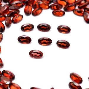 AAA+ Mozambique Red Garnet 3x4mm/3x5mm Oval Cut Stone | Natural Red Garnet - Picture 1 of 4
