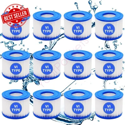 2-12X For Bestway Lazy Lay-Z-Spa Filters VI Cartridge Hot Tub Spa Swimming pool - Image 1 of 4