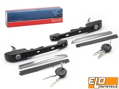 ORIGINAL TOPRAN TÜRGRIFF SCHLIESSZYLINDER SCHLÜSSEL SET VORNE BEIDSEITIG FÜR VW - Bild 1 von 4