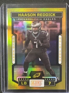 2023 Score #248 Haason Reddick Gold Zone # 47/50 Philadelphia Eagles - Picture 1 of 3