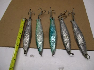 VINTAGE TUNA LURES 5- HAPPY-B LURES ***************** - Image 1 of 4