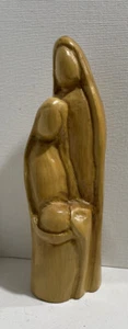 Belén Sagrada Familia Tallado a Mano Madera de Olivo Navidad Cristiano 9” Tierra Santa - Imagen 1 de 11