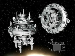 Human Space Dock - Twilight Imperium | Fleetscale | Starfinder | Billion Suns  - Picture 1 of 1