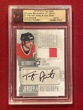 2012-13 ITG Ultimate Memorabilia 12th Ed. Silver 19/19 Tony Amonte Auto Jersey