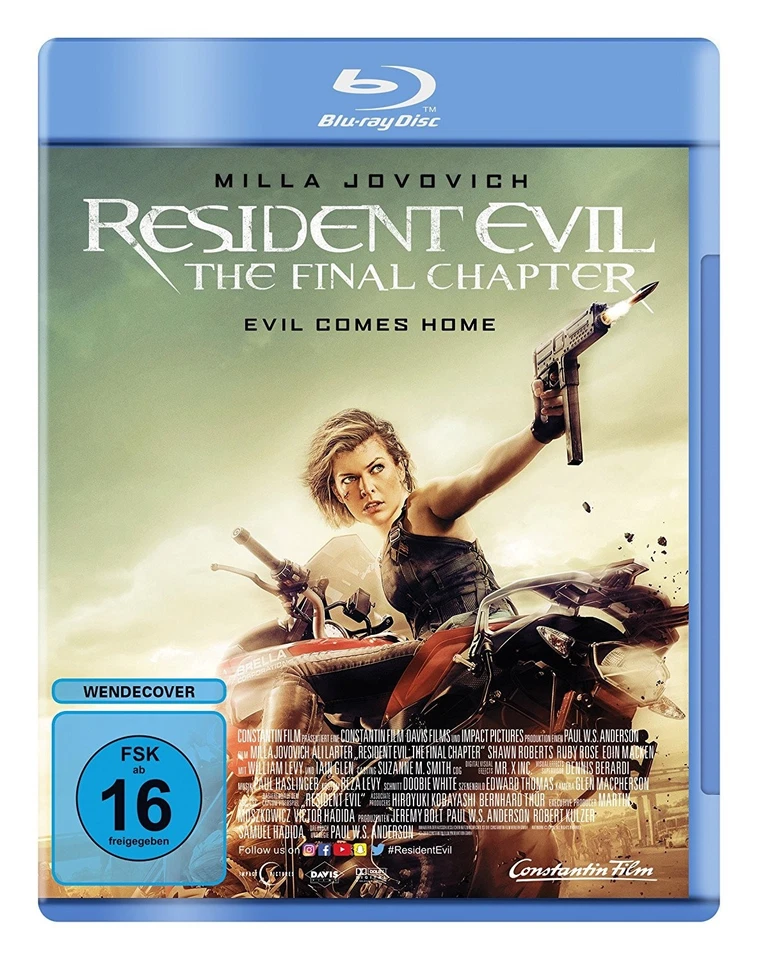 Resident Evil - The Final Chapter (2017) (Blu-ray)