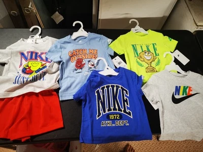 BNWT Nike Toddler Boys Lot  Of 5 T-shirts Size 2t Various Colors  - Image 1 of 4