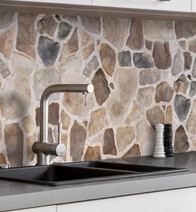 Küchenrückwand selbstklebend Mauer Natursteine Spritzschutz Folie - Bild 1 von 11
