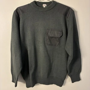 Wurth Men Sweater Hunter Green and Gray With Pocket Size XL - Picture 1 of 9