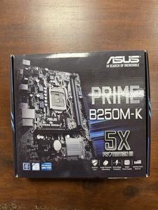 ASUS PRIME B250M-K 5X Protection Scheda Madre M2 90MB0T10-M0EAY0 - Photo 1/13