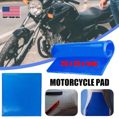 Cómoda Almohadilla de Gel Suave Fresca Hágalo Usted Mismo Almohadilla de Asiento de Motocicleta Espuma 25 x 22 x 1 cm Foto 1 de 4